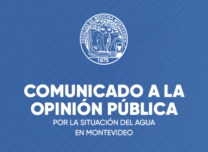 Comunicado sobre el informe del Agua