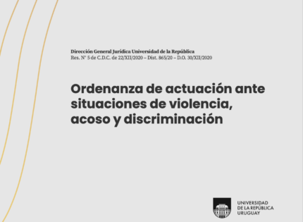 Ordenanza de actuación ante situaciones de violencia, acoso y discriminación
