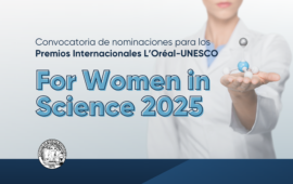 Convocatoria de nominaciones: “Mujeres en la Ciencia” 2025