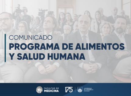 Comunicado del Decano por inauguración del Programa de Alimentos y Salud Humana (PAyS)