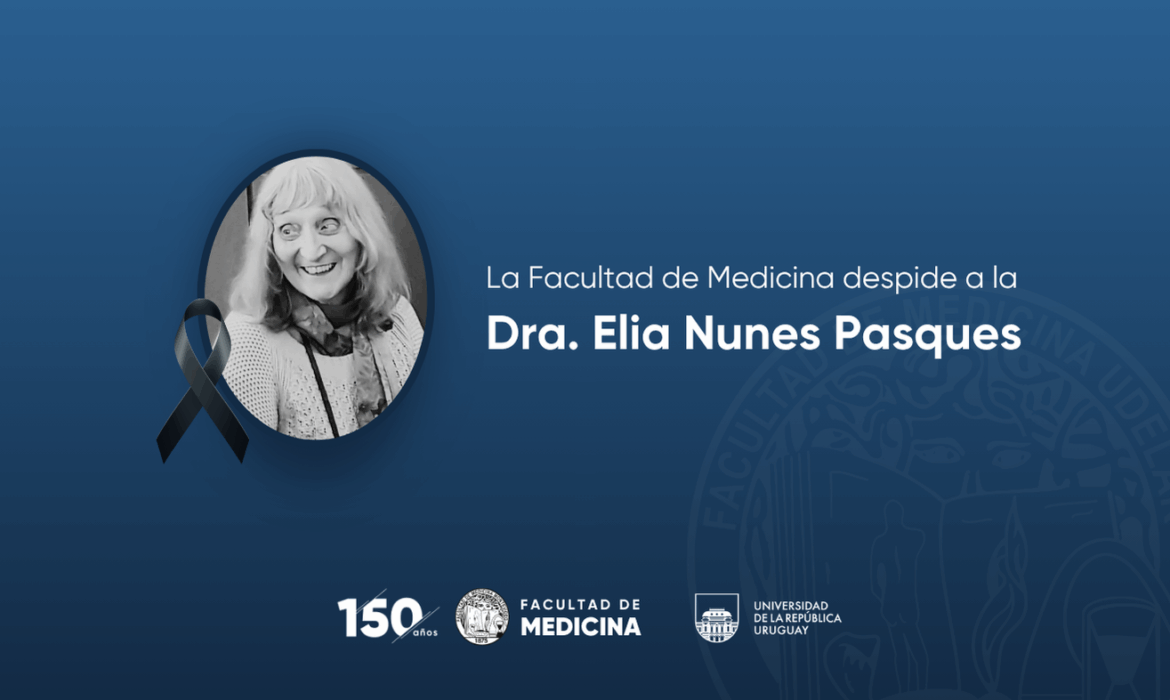 Fallecimiento de la Dra. Elia Nunes Pasques