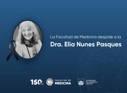 Fallecimiento de la Dra. Elia Nunes Pasques