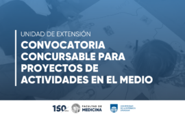 Convocatoria: Actividades en el Medio de la Facultad de Medicina
